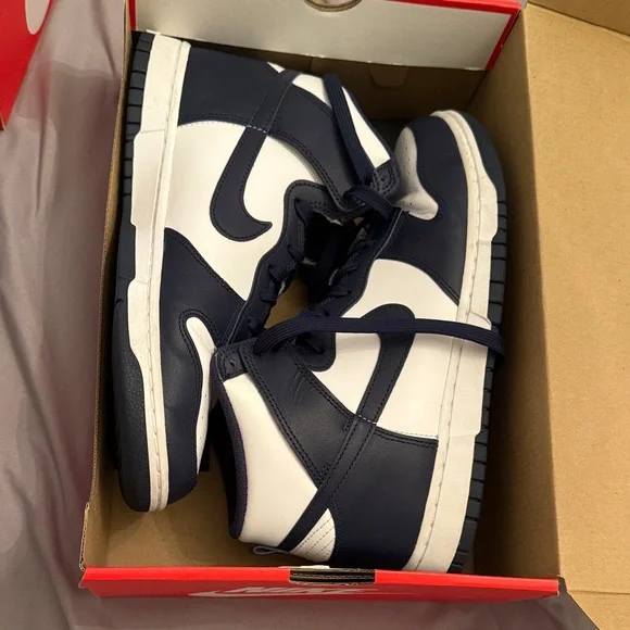 Nike Dunk High ‘Midnight Navy’ - Picture 1 of 3